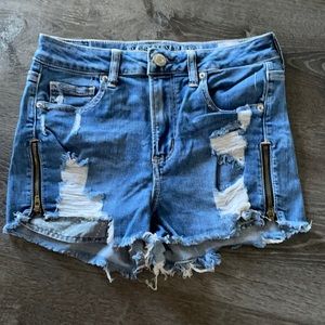 American eagle super high rise short